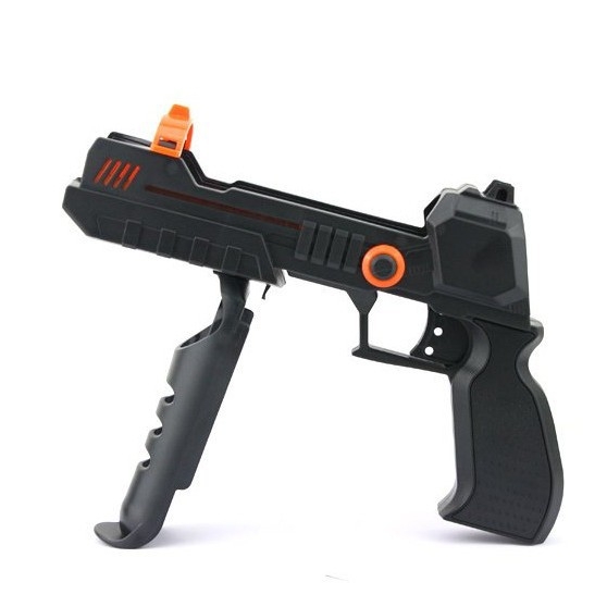 Pistol cu lumină 2-in-1 pentru PS3 Move, compatibil cu PS Move și PS4 VR, material plastic, greutate 300 g