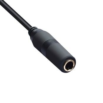 Cablu adaptor splitter audio mono 6,35 mm – de la masculin la două femele, cablu de prelungire, nucleu din cupru