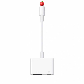 Adaptor Lightning către HDMI pentru iPhone, cablu din cupru fără oxigen, 0,15 m, conectori placați cu nichel, modelul 1.1