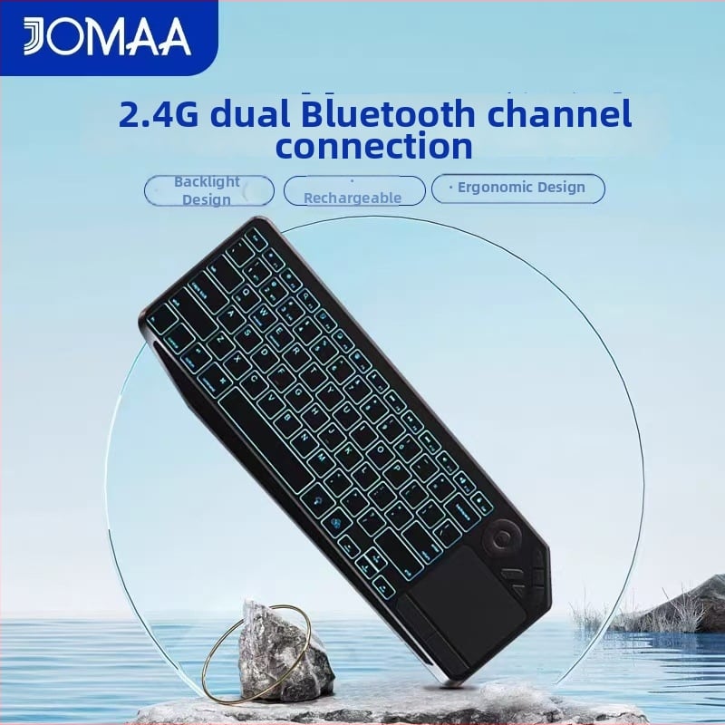 Tastatură Bluetooth cu iluminare RGB, 88–98 taste, conectare simultană la 3 dispozitive, compatibil cu telefon mobil, tabletă, laptop, desktop și TV