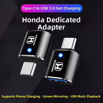 Kábel USB Type-C na USB pre nabíjanie v aute, kompatibilný s Honda UR-V, Lingpai a HR-V.