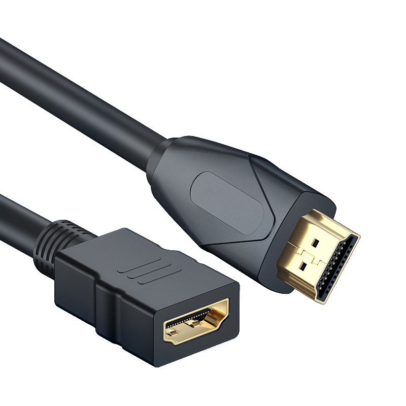Cablu extensie HDMI, conector HDMI male la femelă, HDMI 2.0, 4K, placat cu aur, cupru fără oxigen