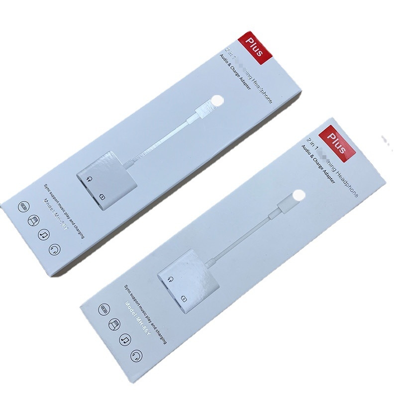 MH-86Y σειρά διπλός Lightning προσαρμογέας για Apple — φόρτιση, ήχος και κλήσεις, 2-in-1