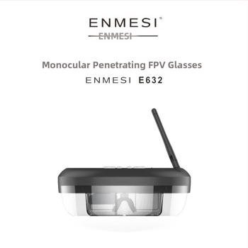 Oche FPV montate pe cap cu transmisie wireless a imaginii la 5.8 GHz, intrare HDMI, afișaj virtual de 98 inch, rezoluție 854x480, greutate 128 g, model E632