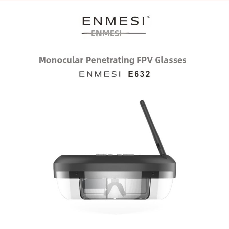 Oche FPV montate pe cap cu transmisie wireless a imaginii la 5.8 GHz, intrare HDMI, afișaj virtual de 98 inch, rezoluție 854x480, greutate 128 g, model E632
