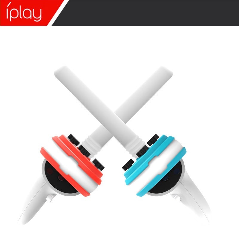 Set de mânere VR cu lamă de sabie iluminată, material ABS, 152 g, include două seturi de mânere și lame