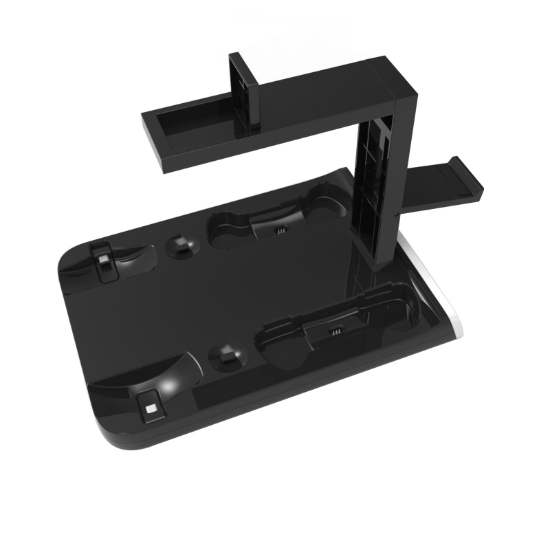 Dock de încărcare pentru controloarele PS VR2 și PS5 cu indicator de iluminare și suport pentru headset VR | ABS, Interfață Type-C