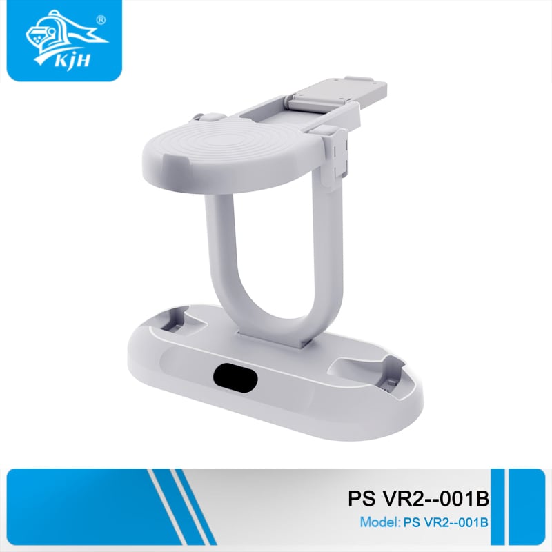 Stație de încărcare PS VR2 pentru controller cu suport pentru ochelari – ABS, protecție