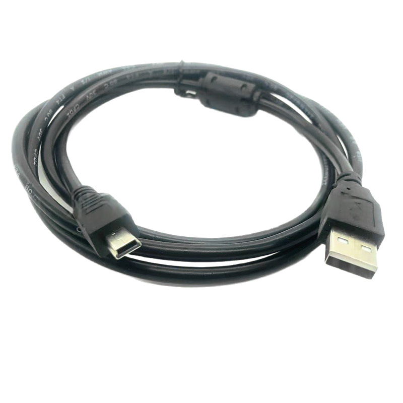 Καλώδιο δεδομένων Mini USB 5-pin με προσαρμογέα θύρας τύπου Τ, χαλκός αγωγός, χειροκόλληση, μήκος 1,35 μ, κατάλληλο για εξοπλισμό καταγραφής