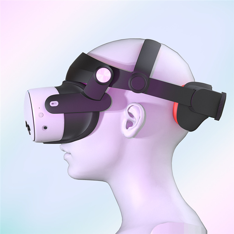 Accesorii VR pentru Meta Quest3/Quest3S — Curea pentru cap Elite (Model 001; compatibil cu Meta Quest3; Material: burete; Greutate: 233 g; Dimensiuni: 200×195×55 mm)