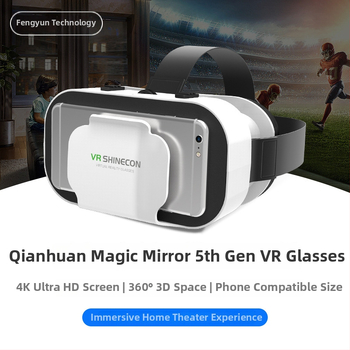 G05 VR brilles viedtelefonam, galvas stiprinājums, 720-1080 izšķirtspēja, 200 g, plastmasas korpuss, polarizators