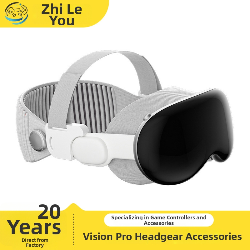 Vision Pro horný popruh na hlavu, nastaviteľný Velcro, ABS materiál, protišmyková funkcia