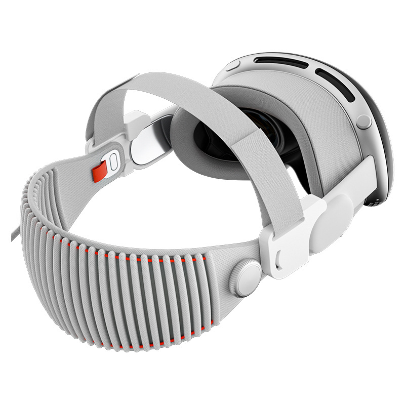 Vision Pro horný popruh na hlavu, nastaviteľný Velcro, ABS materiál, protišmyková funkcia