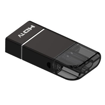 Adaptor Type-C către HDMI pentru transmisie video și audio; carcasă din aliaj de aluminiu; compatibil cu Windows, Android și macOS.