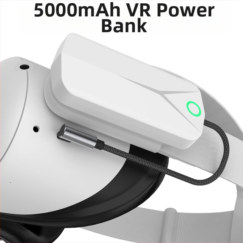 VR Power Bank – Li‑polymer baterija 5000mAh, QC2.0 greitas įkrovimas, įvestis 5V, išvestis 5V