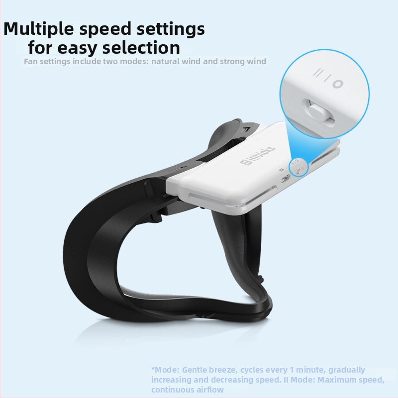 Maska Oculus Quest 2 s ventilátorom na cirkuláciu vzduchu pre chladenie — Model: quest 2 Mask; Batéria: 700 mA; Hmotnosť: 222 g; Materiál: Plast; Nosenie: na hlave