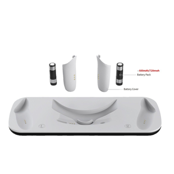 Βάση φόρτισης Meta Quest3 VR headset και χειριστήρια με LED λωρίδα φωτισμού, USB-C διεπαφή, ABS υλικό