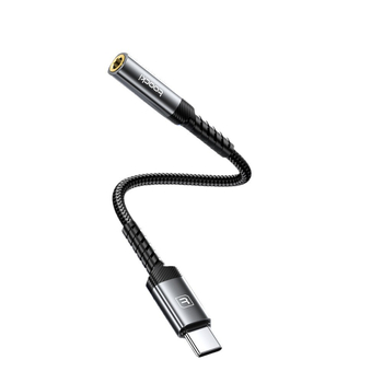 Toocki Type-C na 3,5 mm audio adaptér kábel s káblovým ovládaním, HiFi, model Tq-yd09a/b, kompatibilné s Apple, Samsung, Xiaomi, Huawei