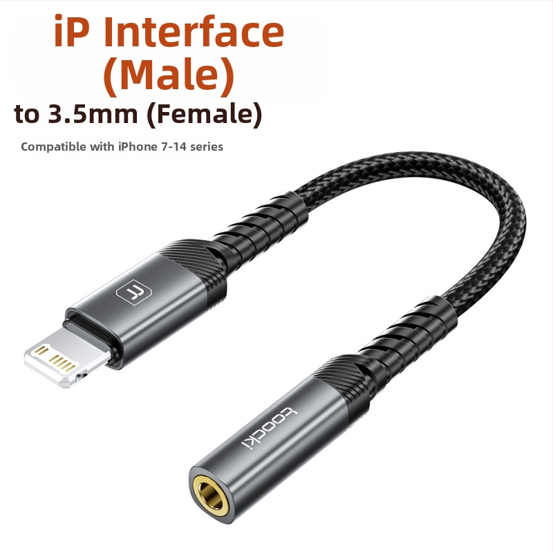 Toocki Type-C na 3,5 mm audio adaptér kábel s káblovým ovládaním, HiFi, model Tq-yd09a/b, kompatibilné s Apple, Samsung, Xiaomi, Huawei