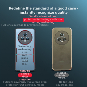 Xundd Magic5 kryt pre Glory Magic5 Pro | TPU+PC, minimalistický štýl, presný výrez pre objektív anti-drop, odvádzanie tepla, odolnosť proti opotrebeniu