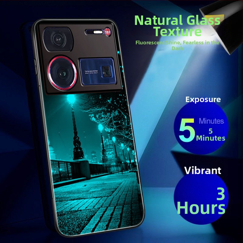 Nubia Z60 Ultra korpuss stikla no tālruņiem, pilna aizsardzība, matēta virsma, siltuma vadīšana, nodilumizturīgs un pret krišanu