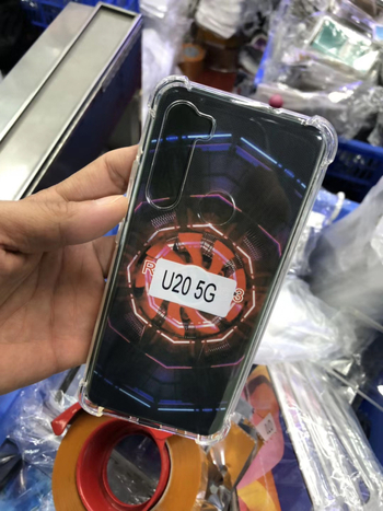 HTC U20 5G калъф – прозрачен TPU заден капак с четири ъглови въздушни възглавници, удебелена ударозащита