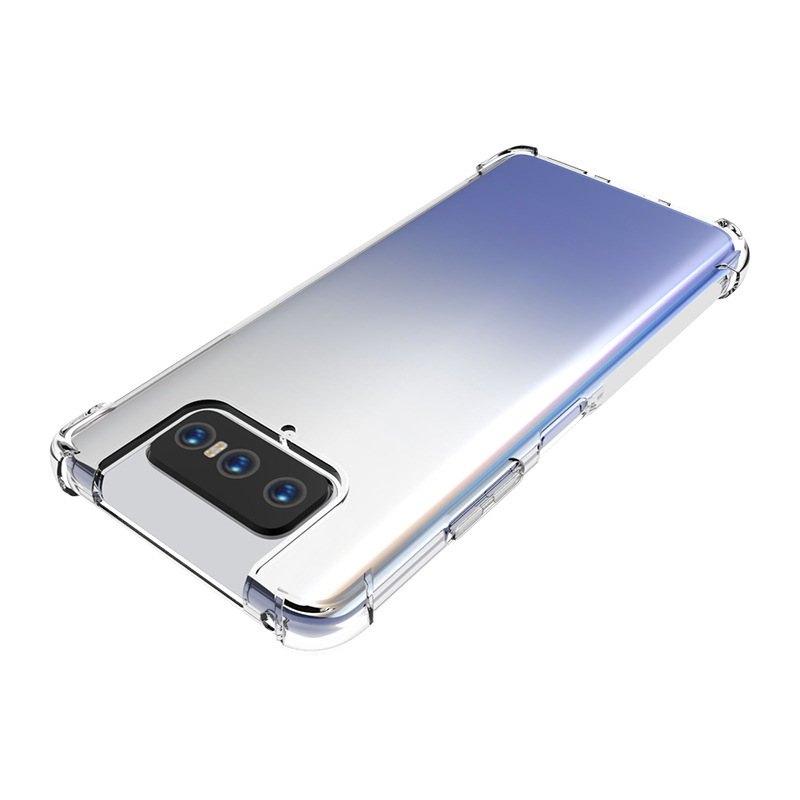TPU aizmugurējais vāciņš Asus Zenfone 7 (ZS670KS) — caurspīdīgs, kritienu aizsardzība (Materiāls: TPU; Modelis: ASUS Zenfone 7 ZS670KS; Tips: Aizmugurējais vāciņš; Aizsardzība: Kritienu aizsardzība; Proces: Iekšējā liešana)