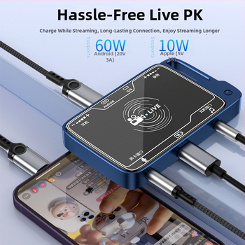 Διασύνδεση ήχου HCINOO MH321 για ζωντανή μετάδοση – Apple και Android