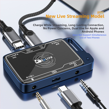 Διασύνδεση ήχου HCINOO MH321 για ζωντανή μετάδοση – Apple και Android