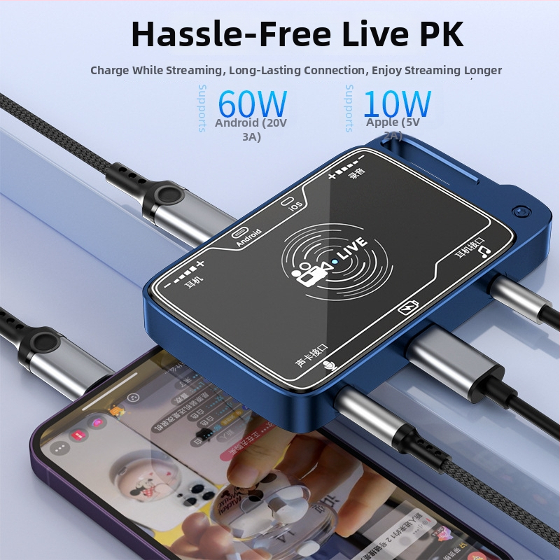 Διασύνδεση ήχου HCINOO MH321 για ζωντανή μετάδοση – Apple και Android