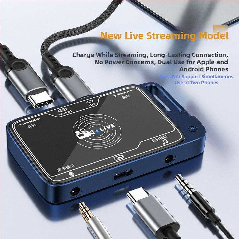 Διασύνδεση ήχου HCINOO MH321 για ζωντανή μετάδοση – Apple και Android