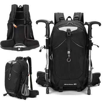 PELO rucsac unisex pentru drumeții – Nylon, impermeabil, ultraușor, capacitate 20–35L, protecție a coloanei vertebrale, curele de umăr curbate, stil de călătorie leisure
