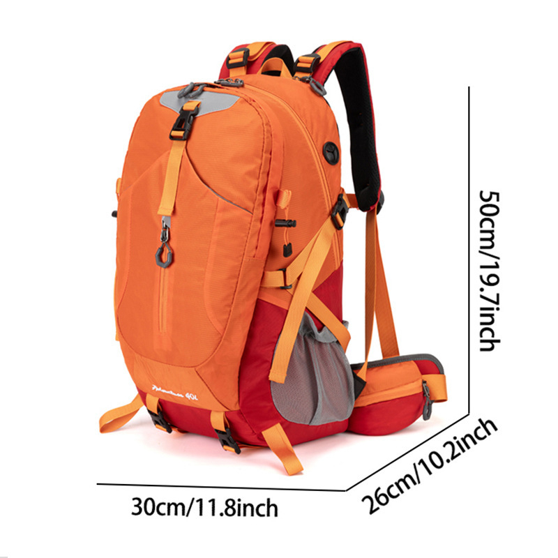 PELO rucsac unisex pentru drumeții – Nylon, impermeabil, ultraușor, capacitate 20–35L, protecție a coloanei vertebrale, curele de umăr curbate, stil de călătorie leisure
