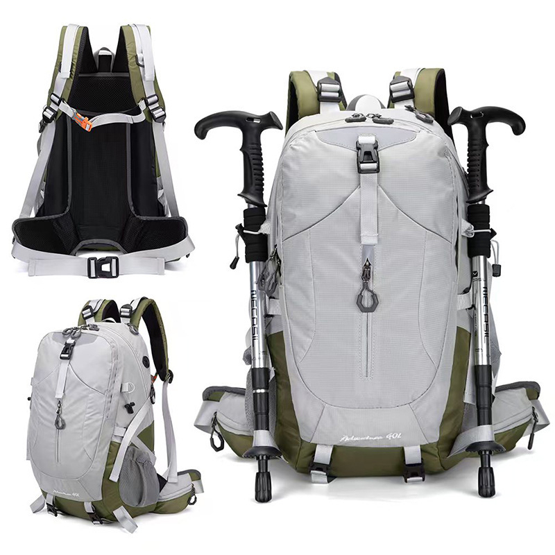 PELO rucsac unisex pentru drumeții – Nylon, impermeabil, ultraușor, capacitate 20–35L, protecție a coloanei vertebrale, curele de umăr curbate, stil de călătorie leisure