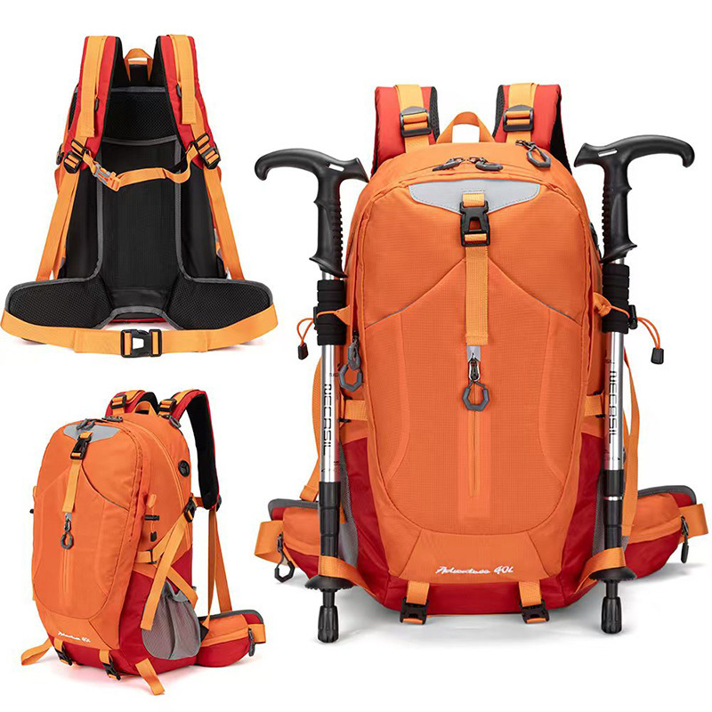 PELO rucsac unisex pentru drumeții – Nylon, impermeabil, ultraușor, capacitate 20–35L, protecție a coloanei vertebrale, curele de umăr curbate, stil de călătorie leisure