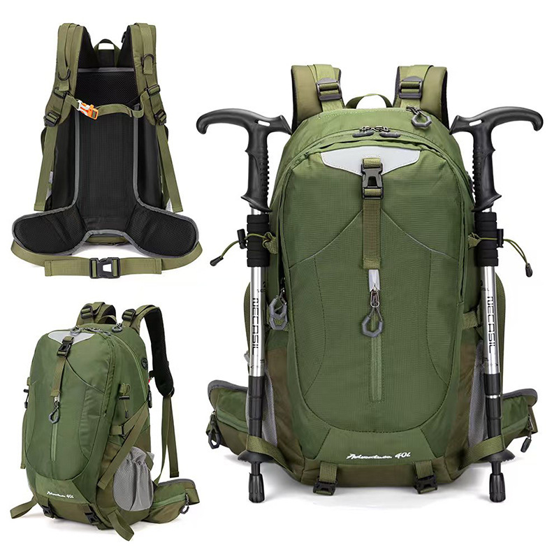 PELO rucsac unisex pentru drumeții – Nylon, impermeabil, ultraușor, capacitate 20–35L, protecție a coloanei vertebrale, curele de umăr curbate, stil de călătorie leisure