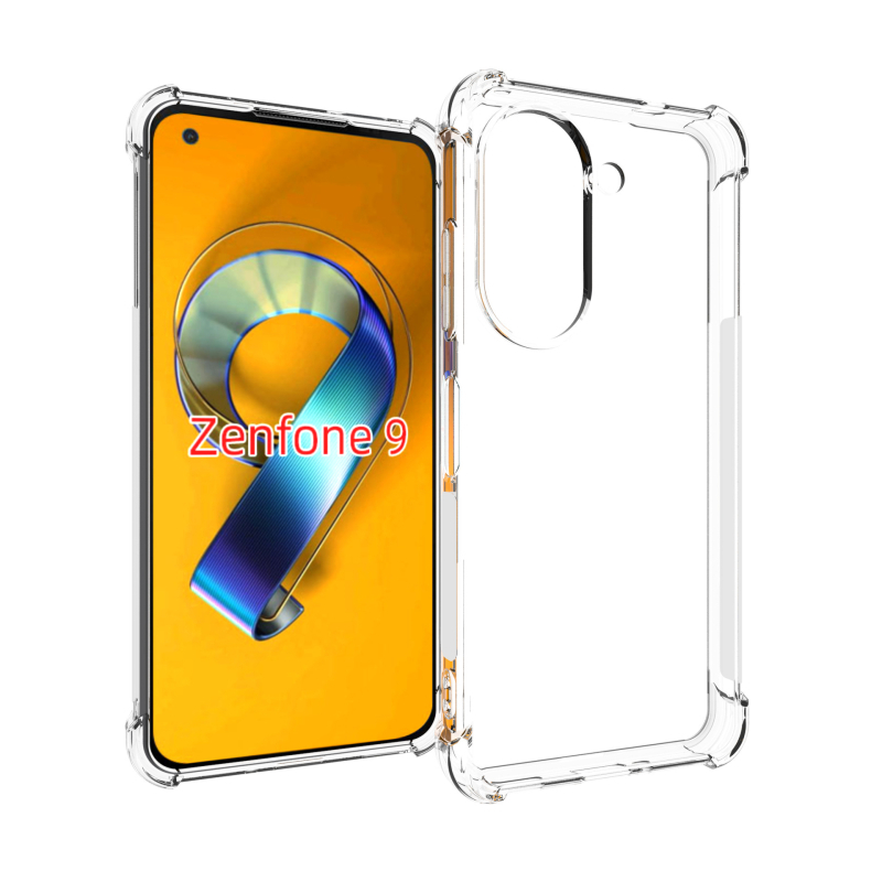 Husă pentru Asus Zenfone 9, TPU, protecție la cădere cu airbag în patru colțuri, acoperire totală, transparentă, husă moale