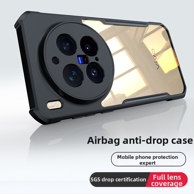 Xundd Vivo X300 Pro tālruņa vāciņš – airbag aizsardzība, pretslīdēšana, pret kritienu, TPU+PC, karstās presēšana