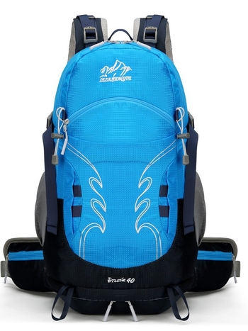 Lagani unisex planinski ruksak od Oxford platna, vodootporan i prozračan, ergonomski stražnji panel, SOS zviždaljka