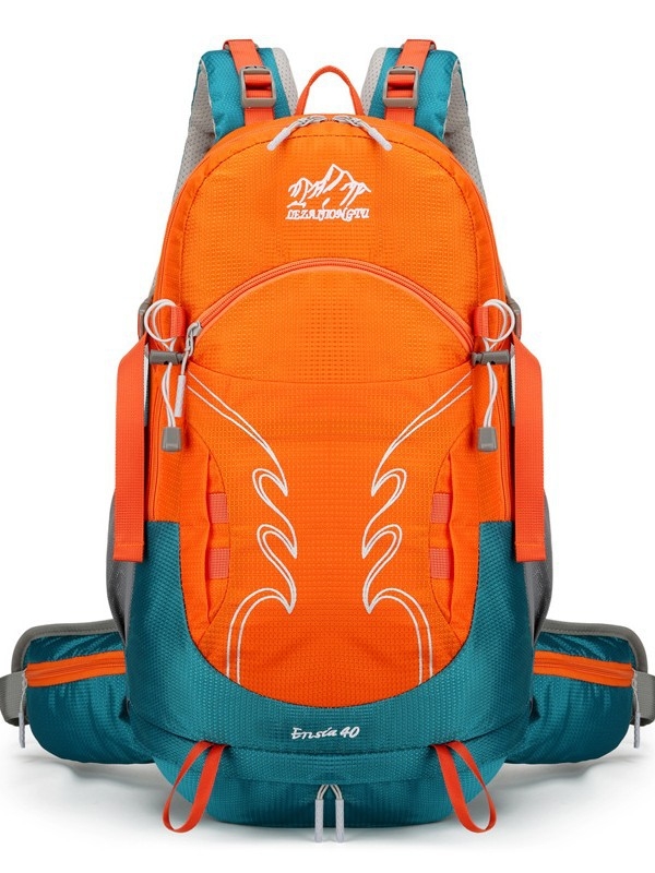 Lagani unisex planinski ruksak od Oxford platna, vodootporan i prozračan, ergonomski stražnji panel, SOS zviždaljka