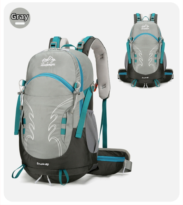 Lagani unisex planinski ruksak od Oxford platna, vodootporan i prozračan, ergonomski stražnji panel, SOS zviždaljka