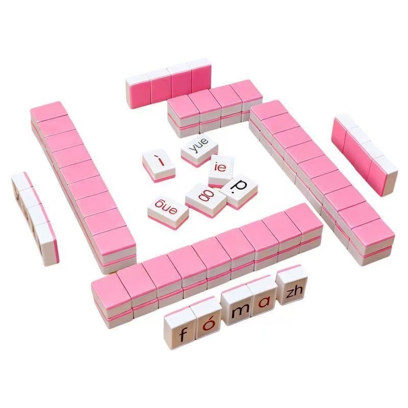 Emoji paket s Pinyin Mahjong slovima i društvena igra s karticama za spajanje za djecu – plastična puzzle, porijeklo Chenghai, uzrast 7–14, intelektualni razvoj