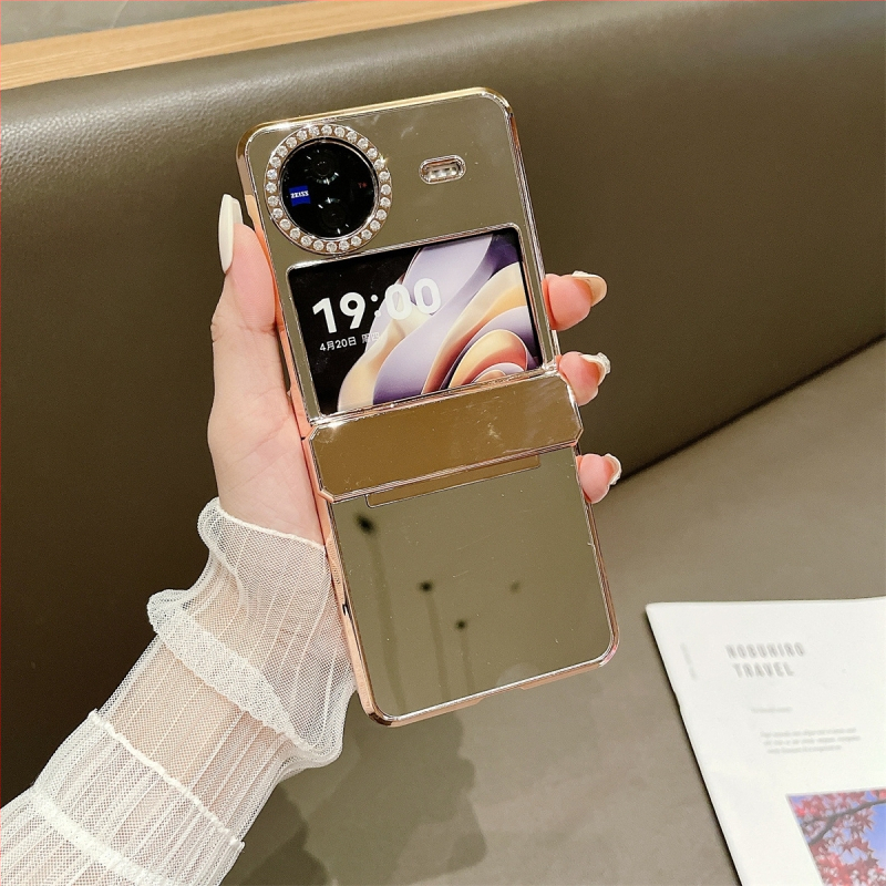 XFLIP skladací kryt s odrazovým panelom pre Vivo X Flip, plochý pánt, úplná ochrana proti pádom