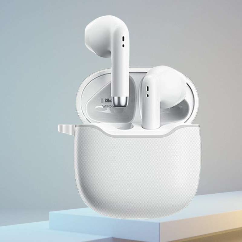 Carcasă protectie TPU pentru căștile Rui Liang TWST19 wireless Bluetooth; fabricație prin presare la cald; pachet de 100 bucăți; personalizare disponibilă