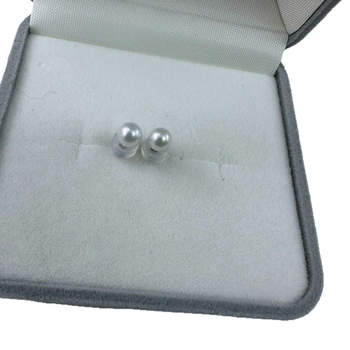 Cercei cu perle de apă dulce, lucrate manual, știfturi din argint 925, brand Lao Zhang Yajie, stil personal