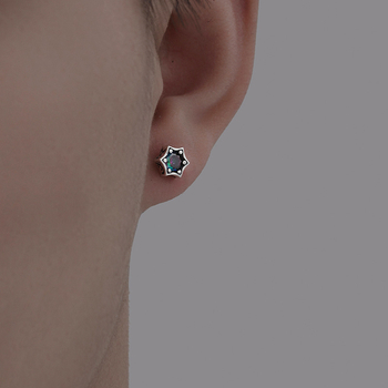 Naušnice - srebrno obložene, elektroplatiranje, Morning Hope, proljeće 2024, unisex