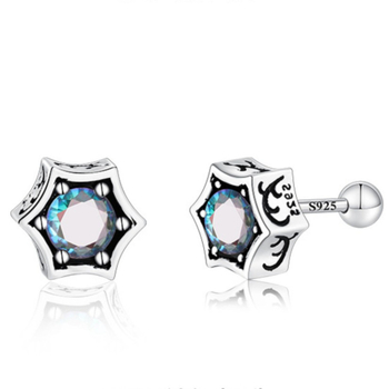 Naušnice - srebrno obložene, elektroplatiranje, Morning Hope, proljeće 2024, unisex