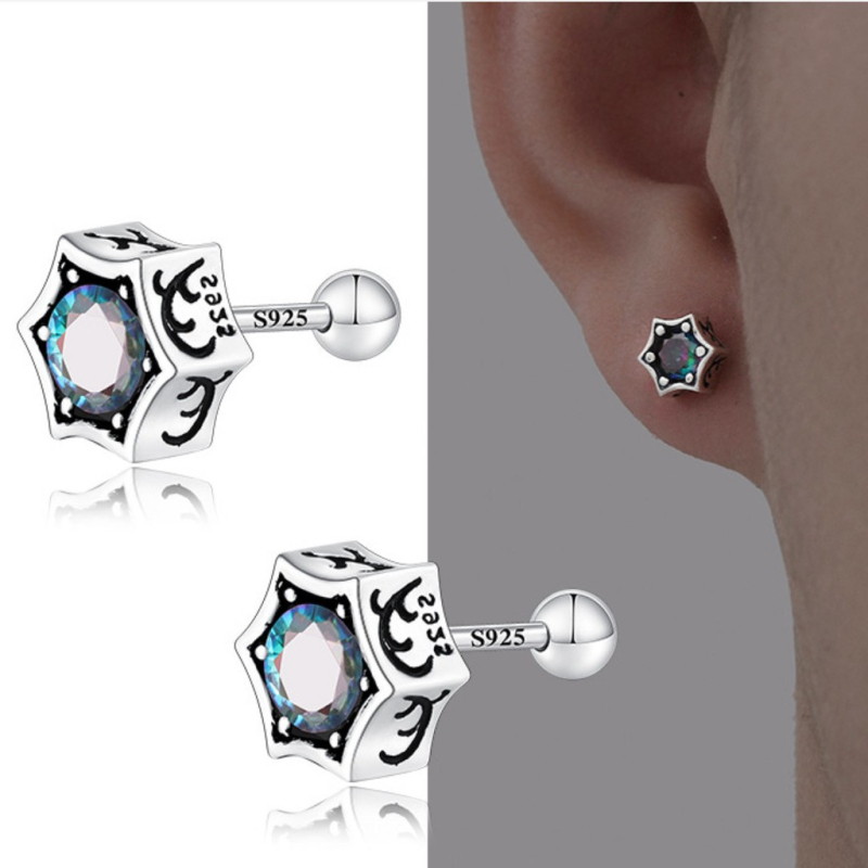 Naušnice - srebrno obložene, elektroplatiranje, Morning Hope, proljeće 2024, unisex