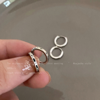 Naušnice, umjetna perla, geometrijski dizajn, ljeto 2024, japansko-korejski stil, za žene