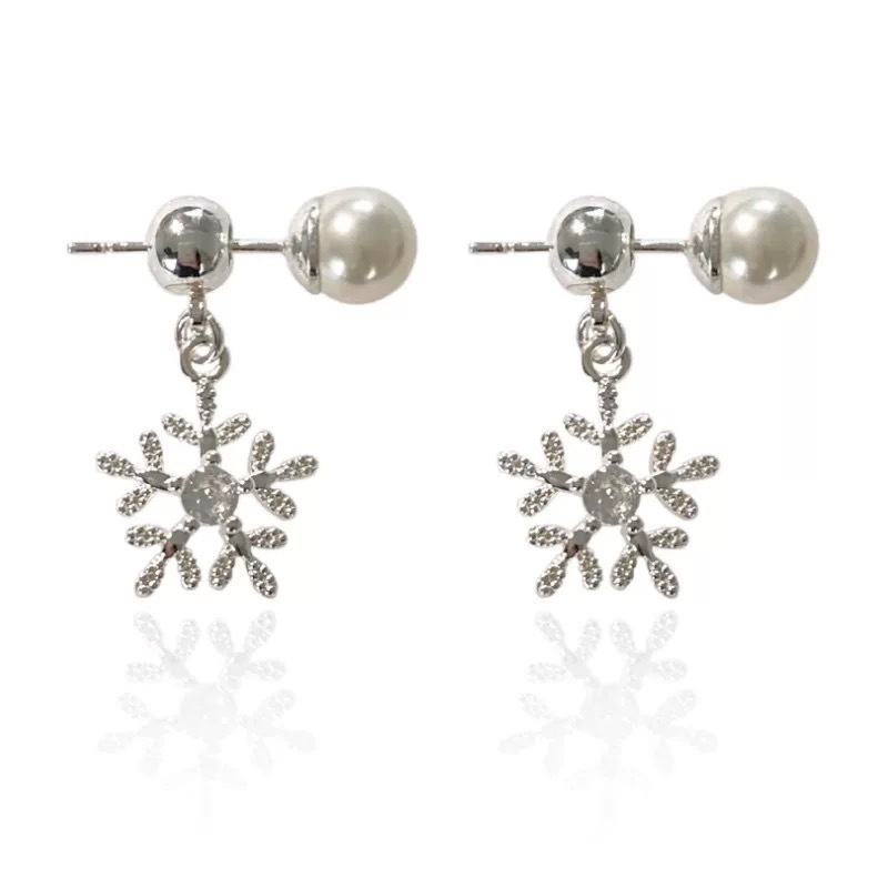 Cercei din cupru, electroplating, stil INS, tendință a personalității, primăvară 2025